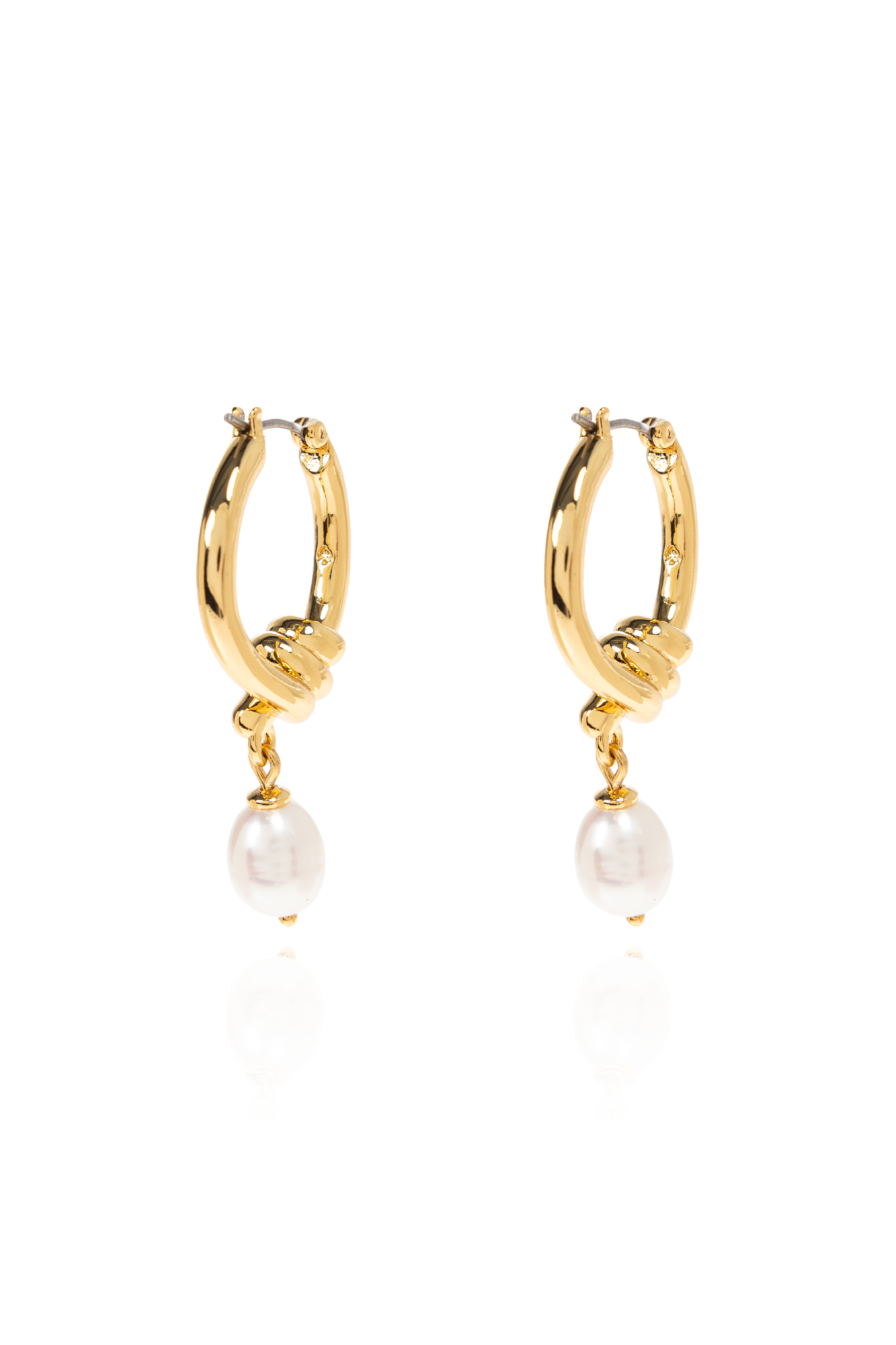 Gold Brass earrings with pearl pendant Kate Spade - Vitkac AS
